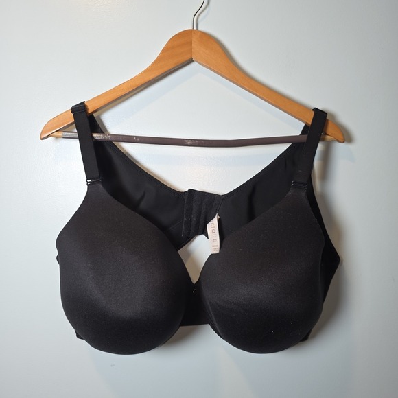 Cacique Other - Cacique Back Smoother Lightly Lined Full Coverage Black Underwire Bra Size 42DDD